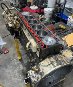 A Cummins 6BTA - 250 Horsepower Engine - Being Rebuilt With Aftermarket Parts